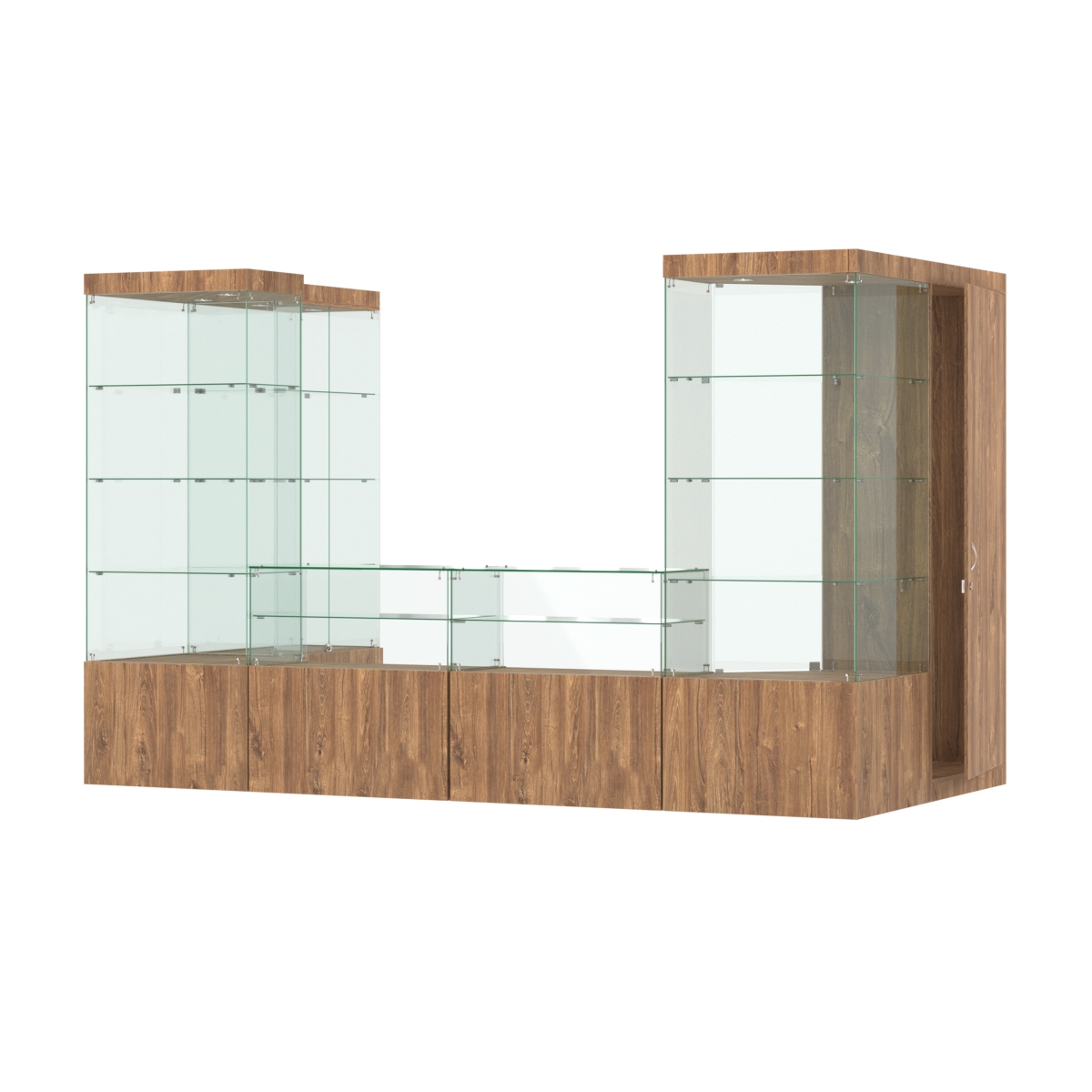 Павильон ИСТРА пристенный №3б (5, 87 кв.м) Дуб Канзас коричневый