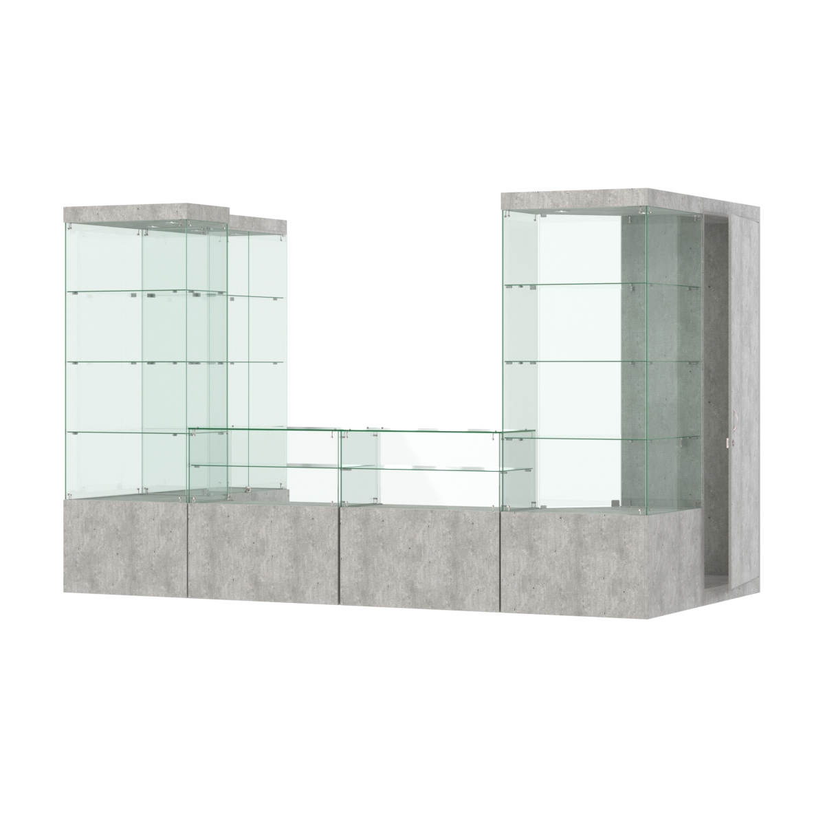 Павильон ИСТРА пристенный №3б (5, 87 кв.м) Метрополитан Грей