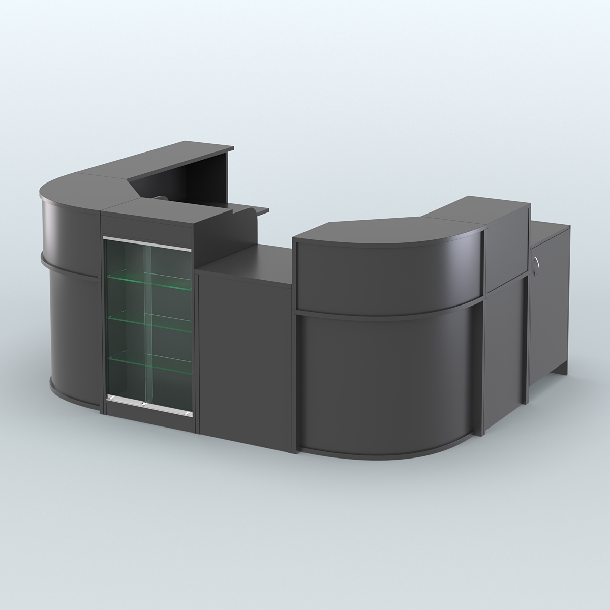 Пристенный павильон Чай и Кофе с собой №2 Черный