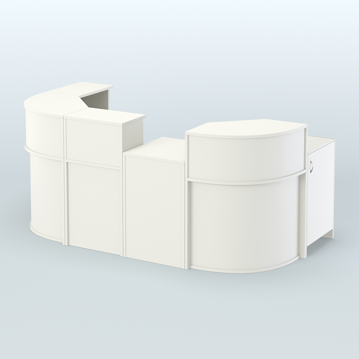 Пристенный павильон Чай и Кофе с собой №3 Белый