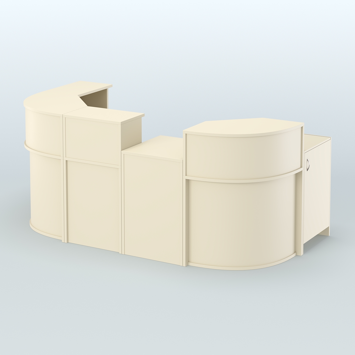 Пристенный павильон Чай и Кофе с собой №3 Крем Вайс