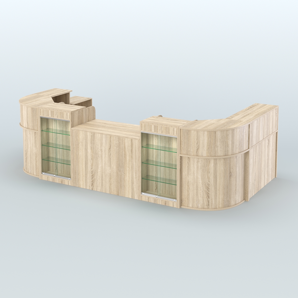 Пристенный павильон Чай и Кофе с собой №4 Дуб Сонома