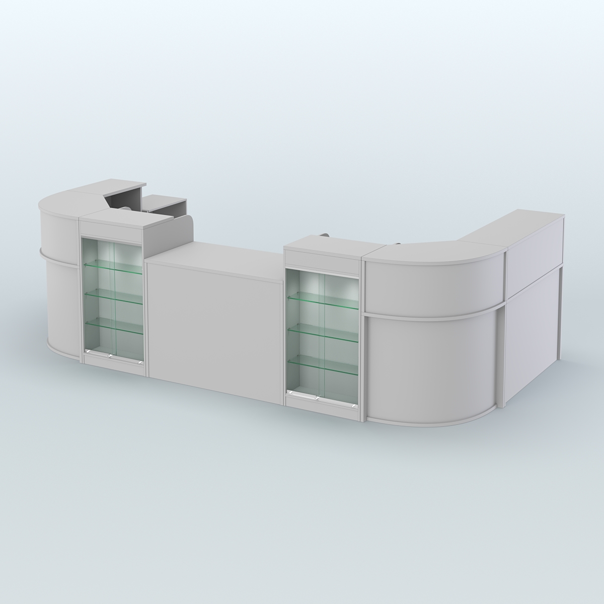 Пристенный павильон Чай и Кофе с собой №4 Серый