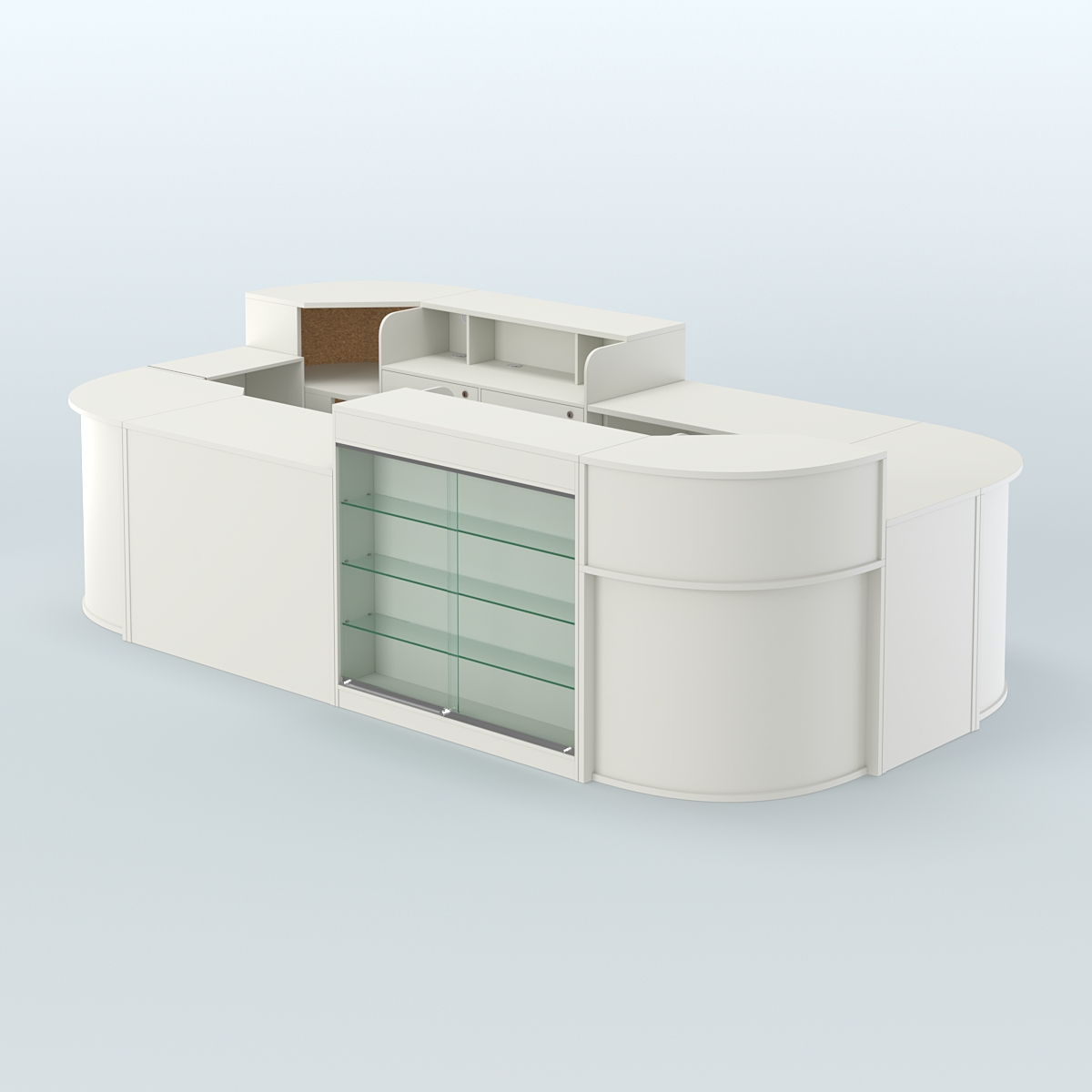 Островной павильон Чай и Кофе с собой №1 Белый