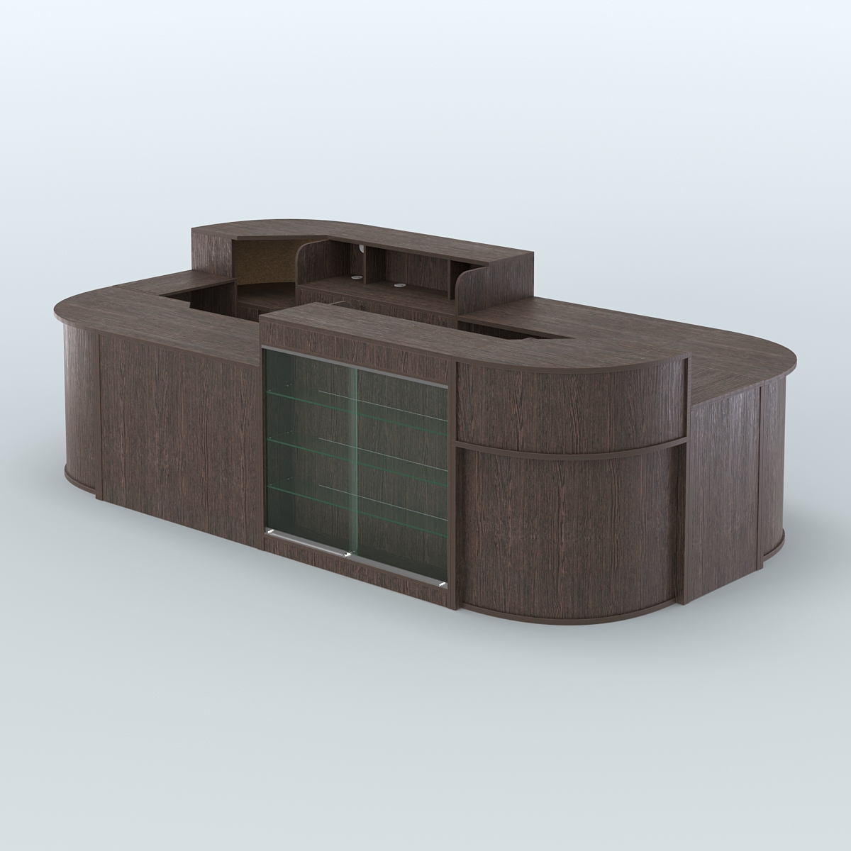 Островной павильон Чай и Кофе с собой №1 Дуб Венге