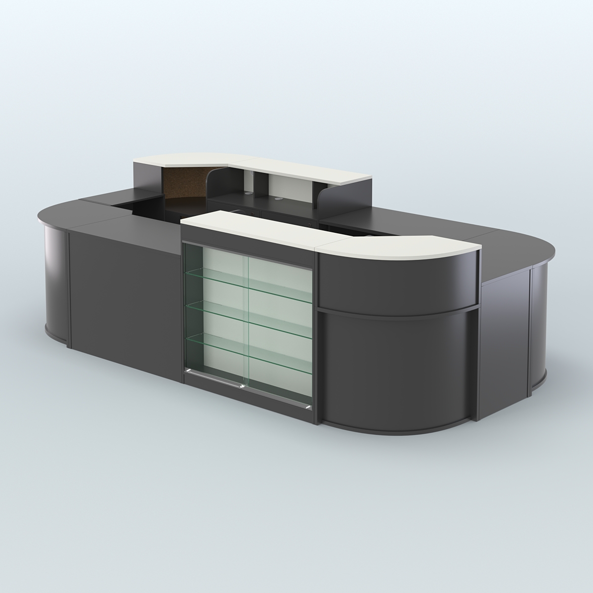 Островной павильон Чай и Кофе с собой №1 Черный и Белый