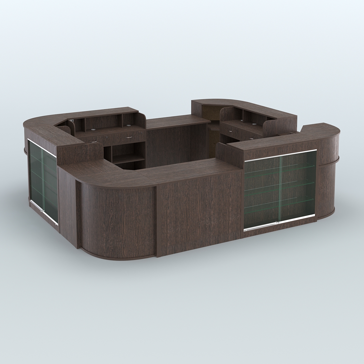 Островной павильон Чай и Кофе с собой №2 Дуб Венге