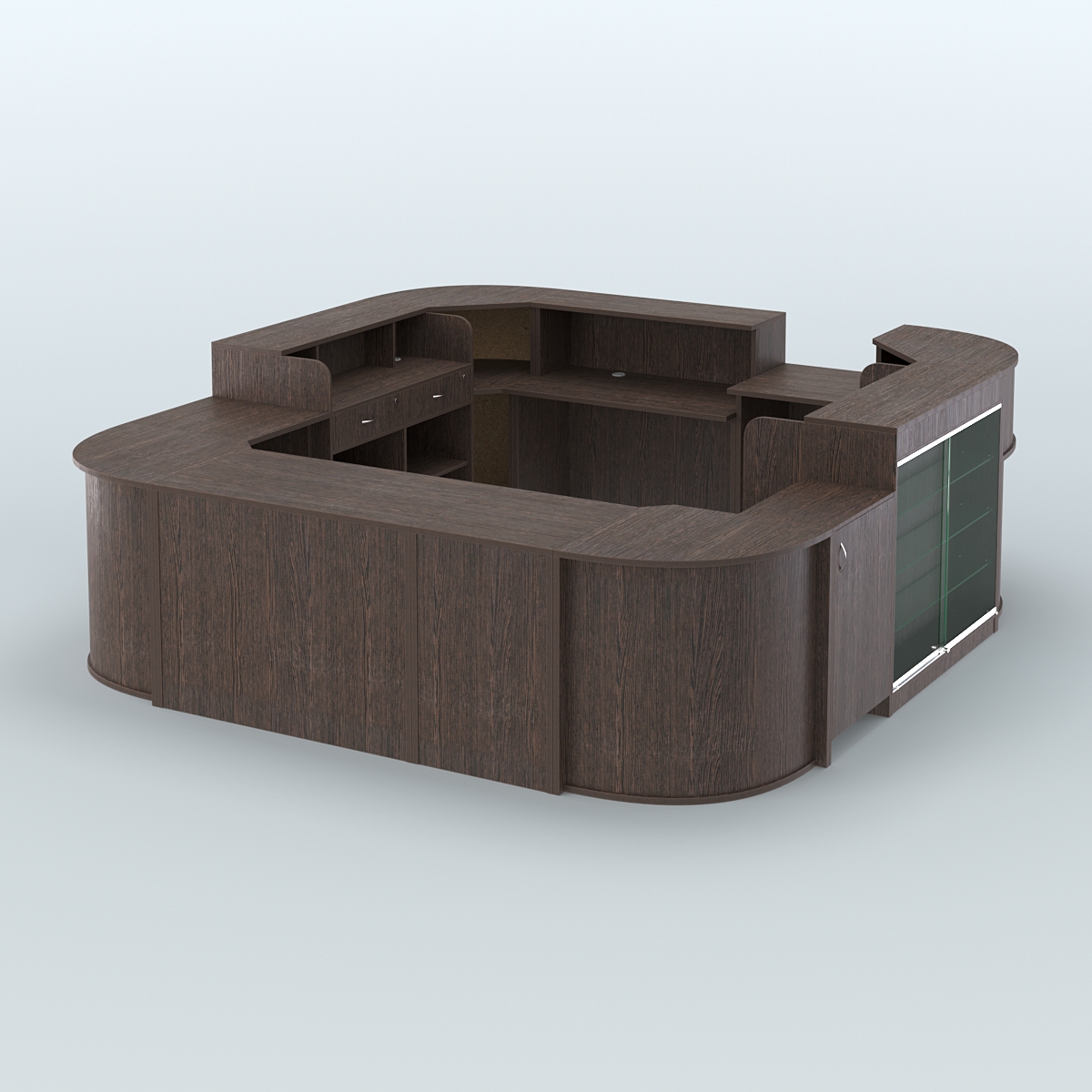 Островной павильон Чай и Кофе с собой №3 Дуб Венге