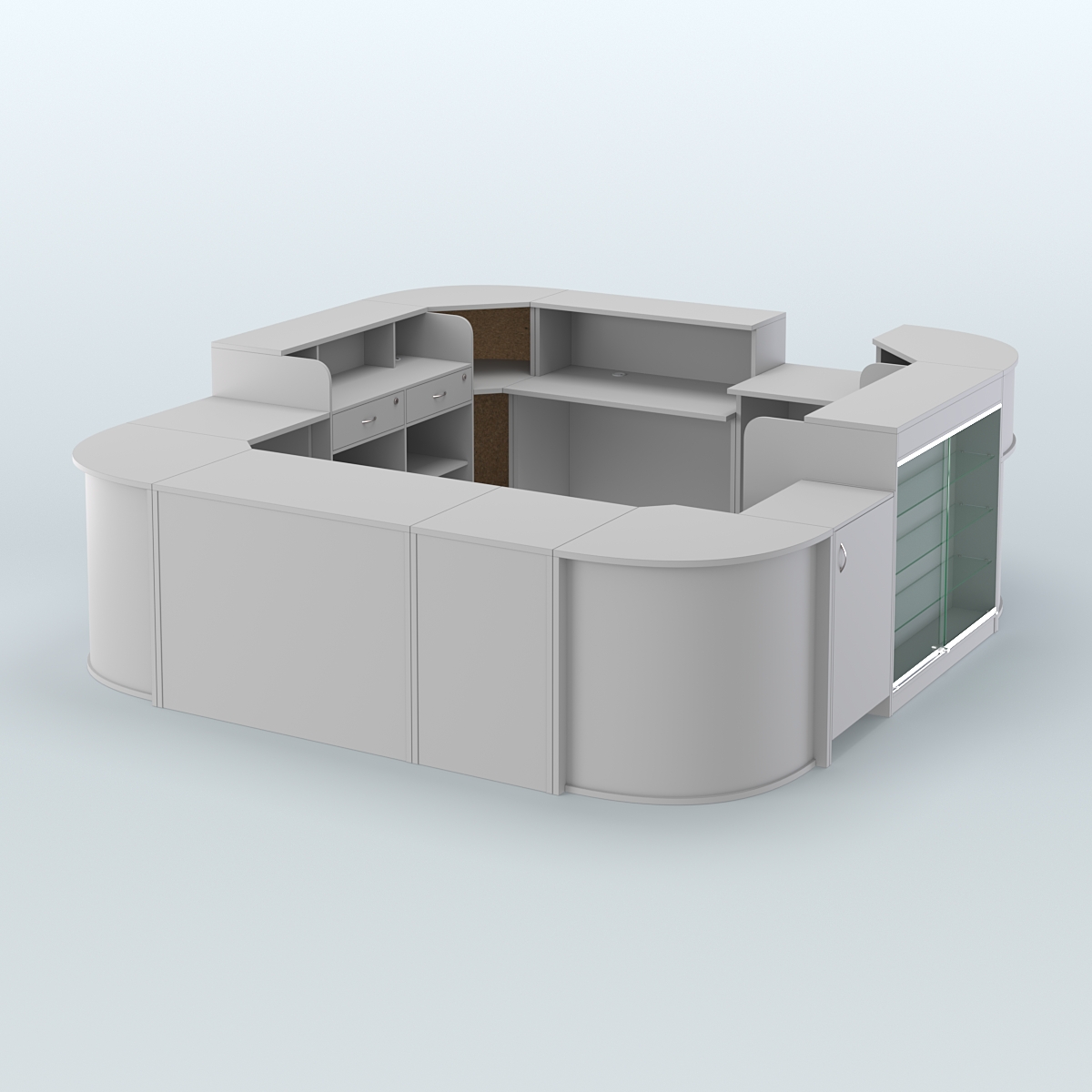 Островной павильон Чай и Кофе с собой №3 Серый