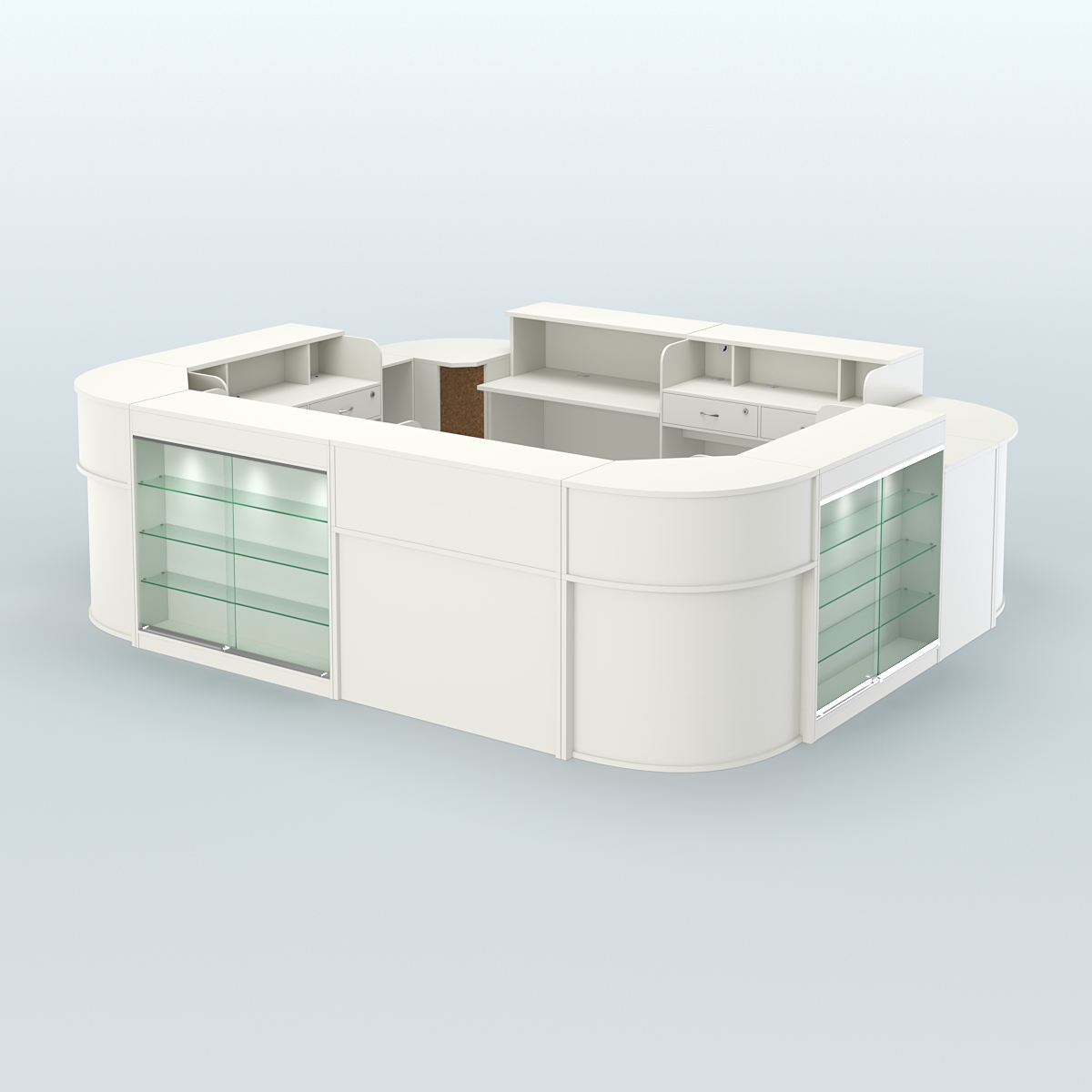 Островной павильон Чай и Кофе с собой №5 Белый