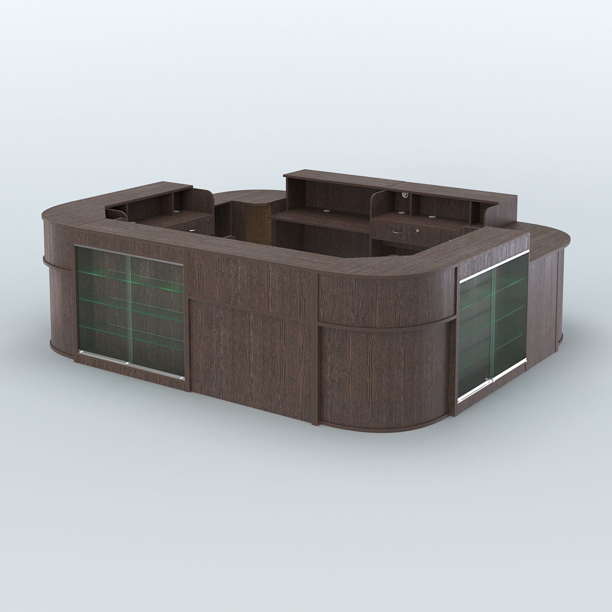 Островной павильон Чай и Кофе с собой №5 Дуб Венге