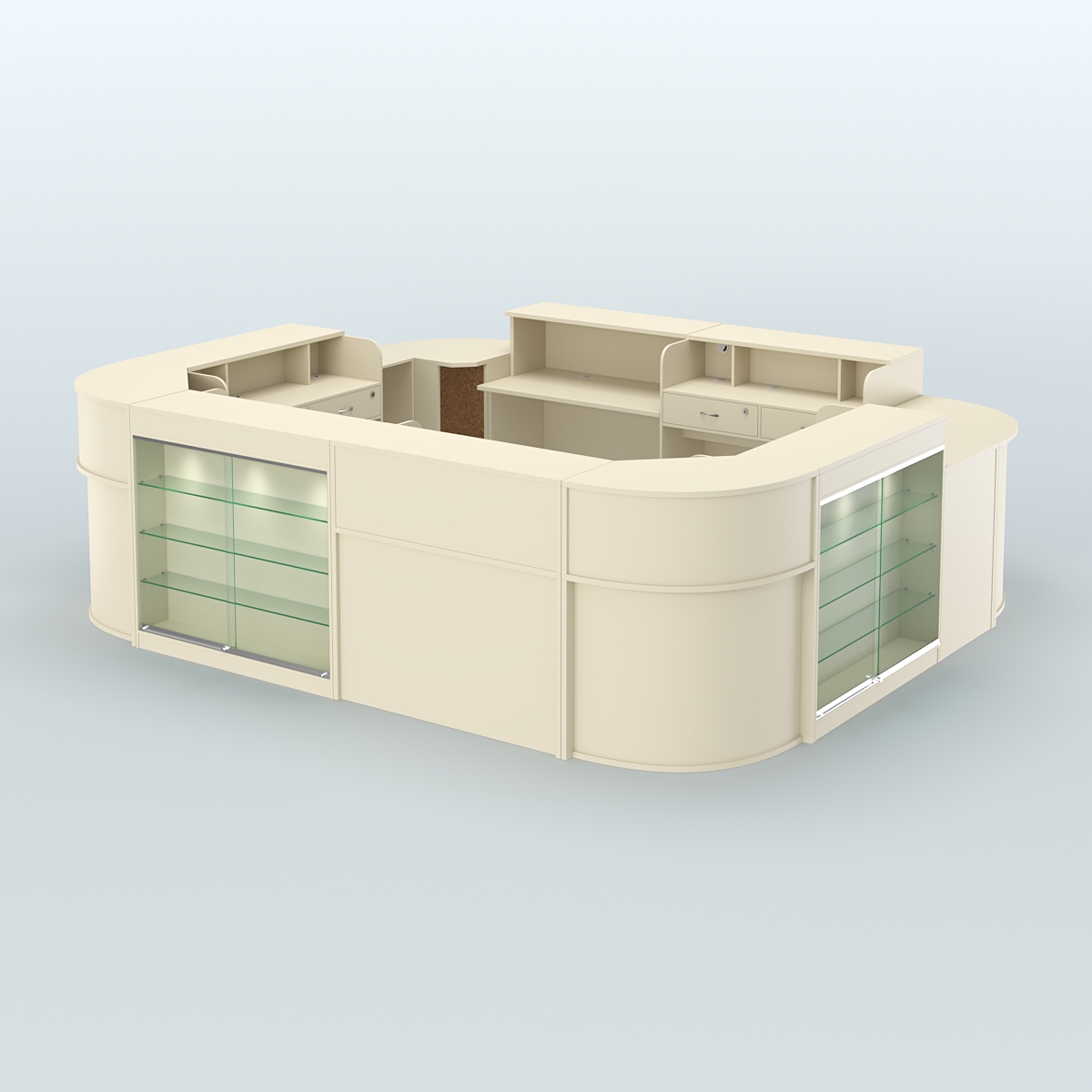 Островной павильон Чай и Кофе с собой №5 Крем Вайс