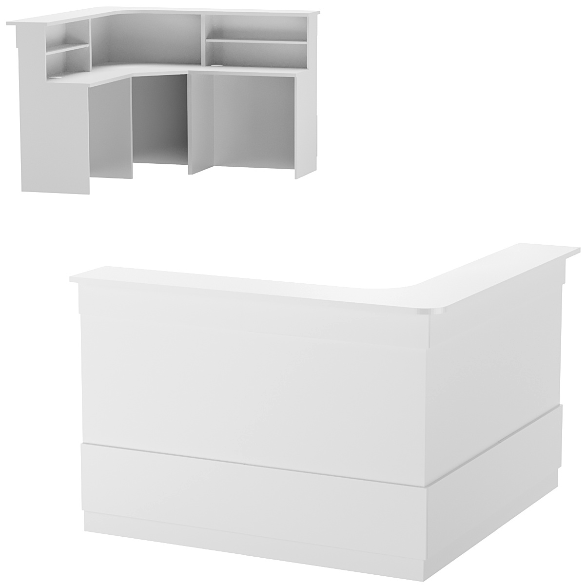 Комбинация ресепшенов Сеть №1-4-1 Серый