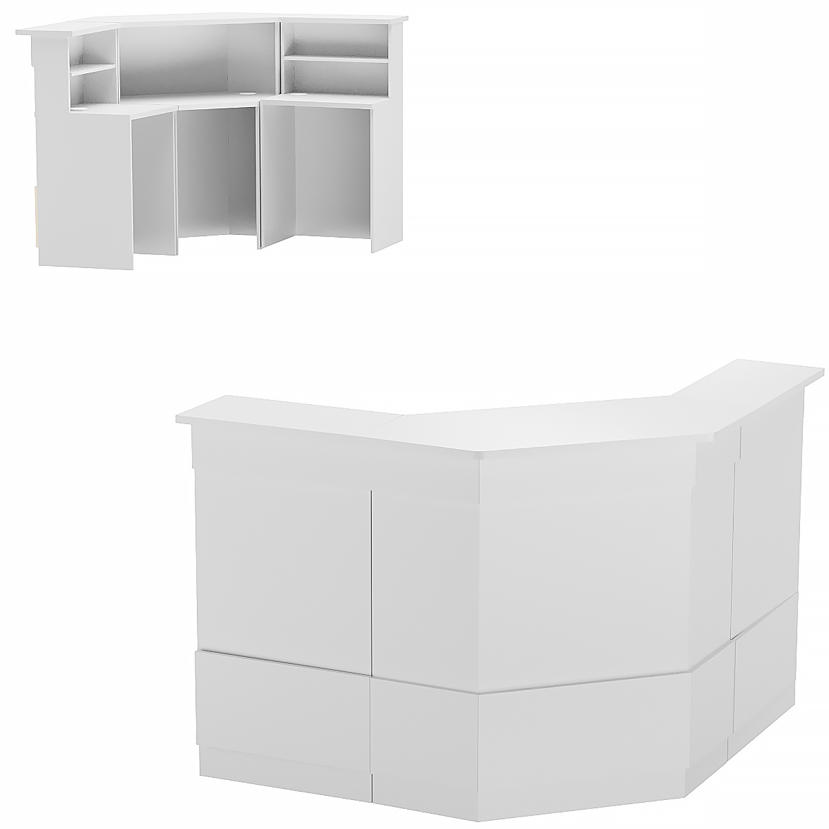 Комбинация ресепшенов Сеть №2-3-2 Серый