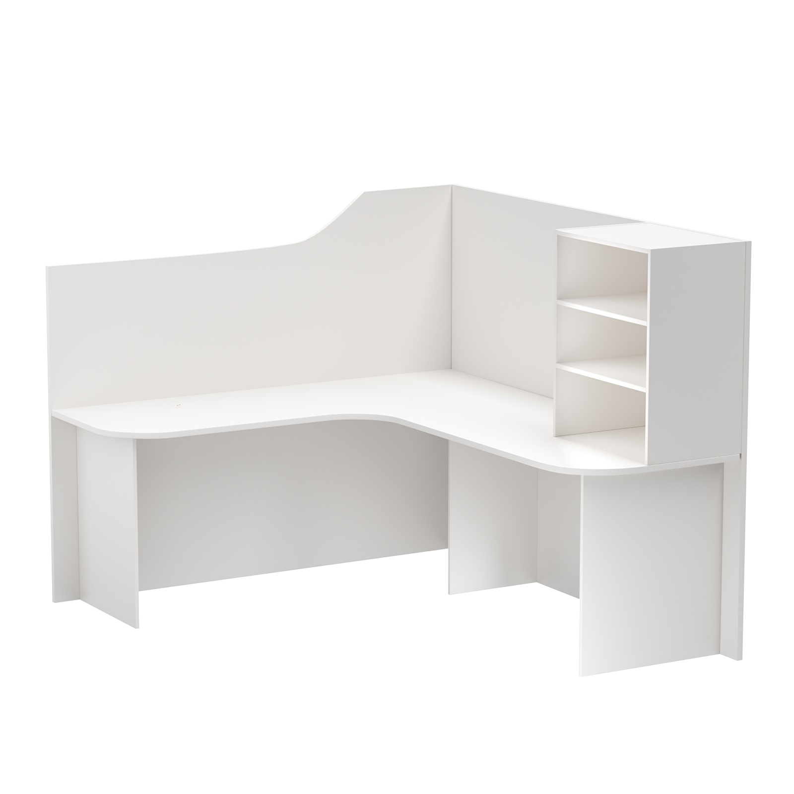 Ресепшен универсальный №2А правосторонний Белый