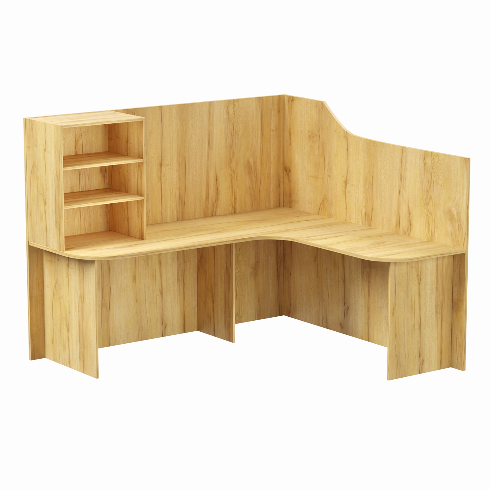 Ресепшен универсальный №2Б левосторонний Дуб Золотистый