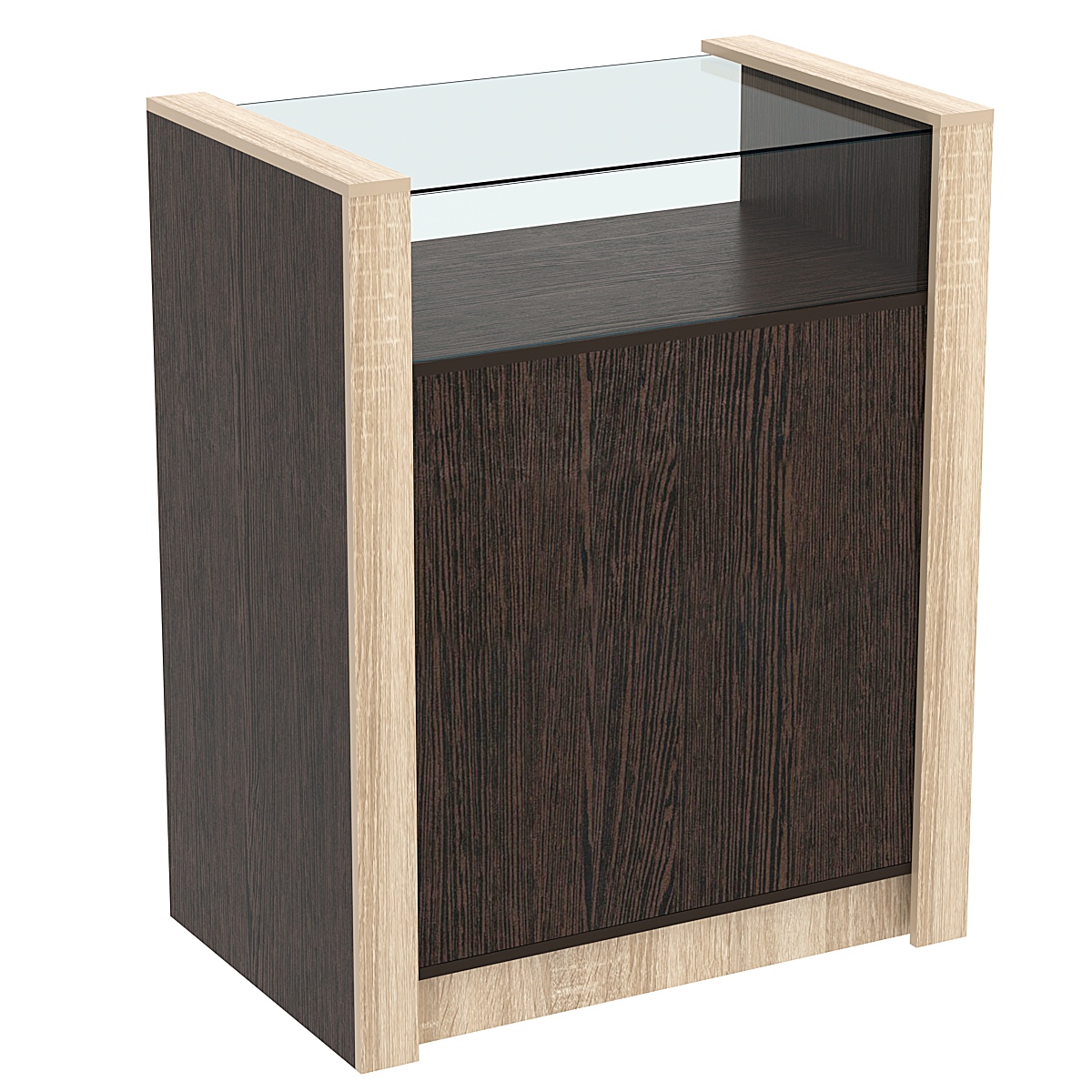 Прилавок из ДСП Модерн №2-900 Дуб Венге и Дуб Сонома