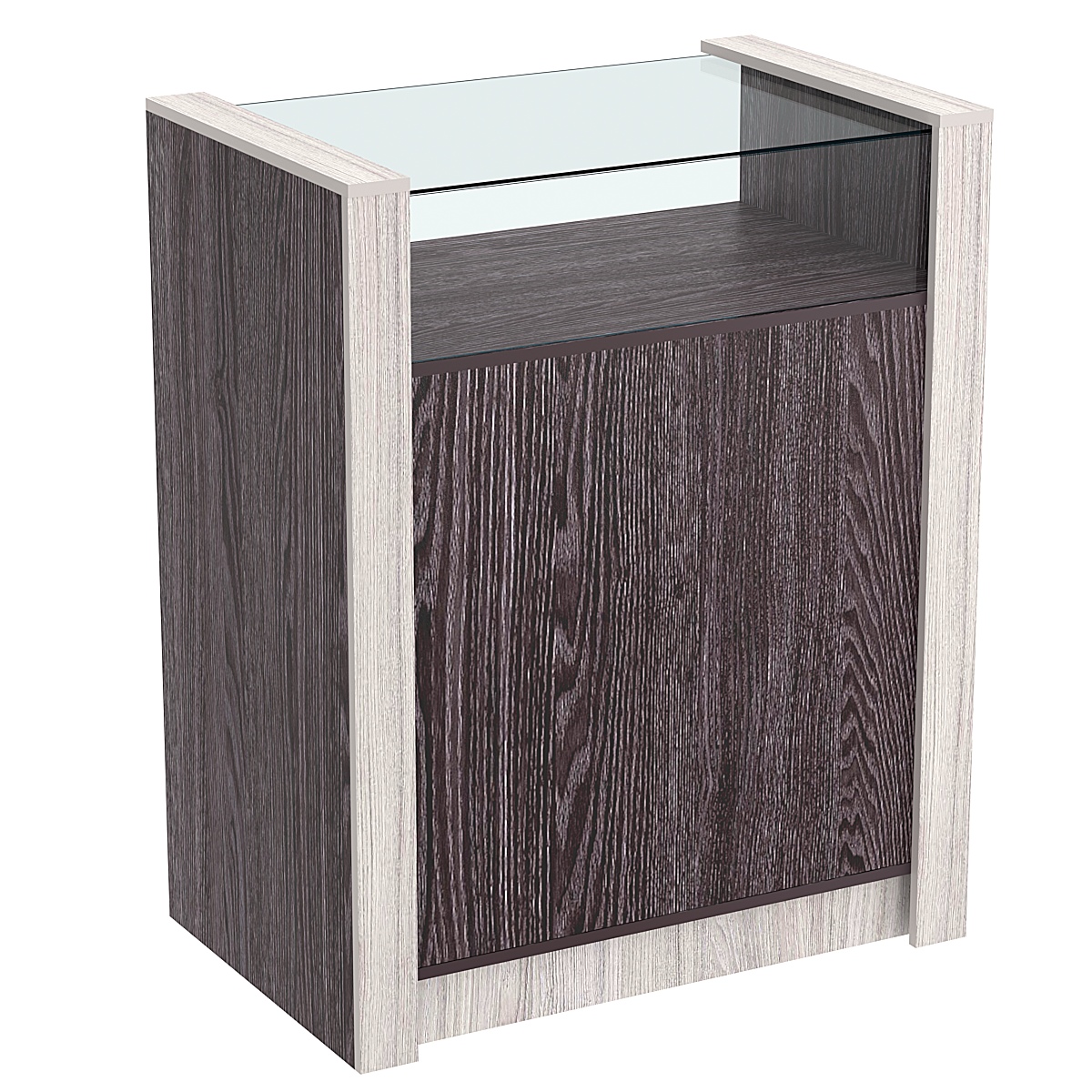 Прилавок из ДСП Модерн №2-900 Ясень Анкор темный + Ясень Анкор светлый