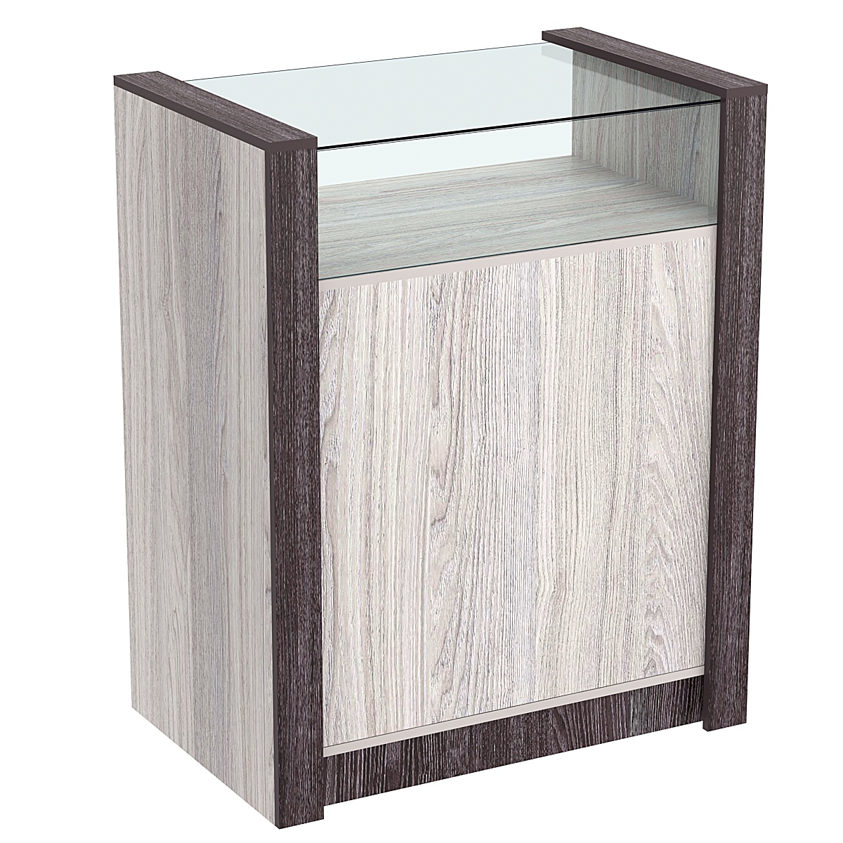 Прилавок из ДСП Модерн №2-900 Ясень Анкор светлый + Ясень Анкор темный