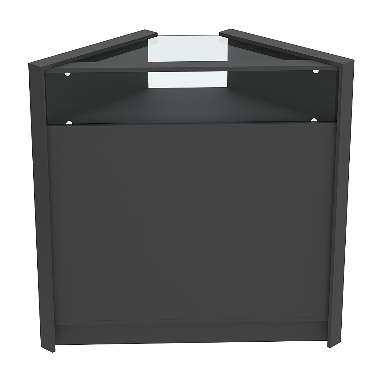 Прилавок из ДСП Модерн №5 угловой Черный