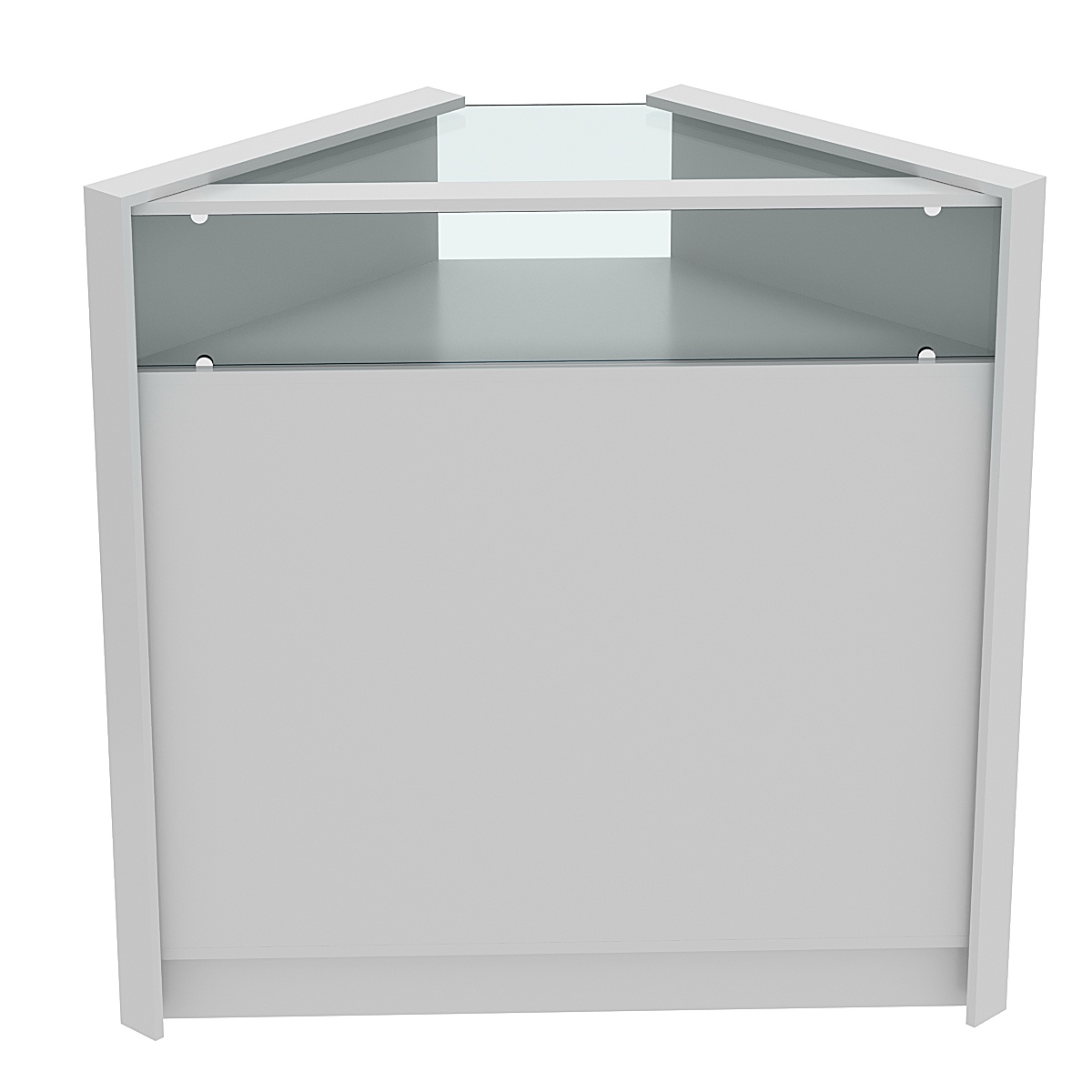 Прилавок из ДСП Модерн №5 угловой Серый