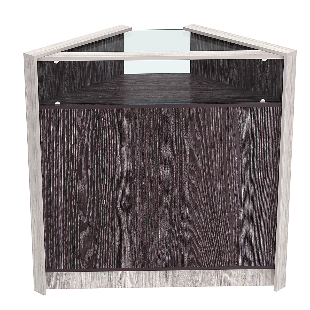 Прилавок из ДСП Модерн №5 угловой Ясень Анкор темный + Ясень Анкор светлый