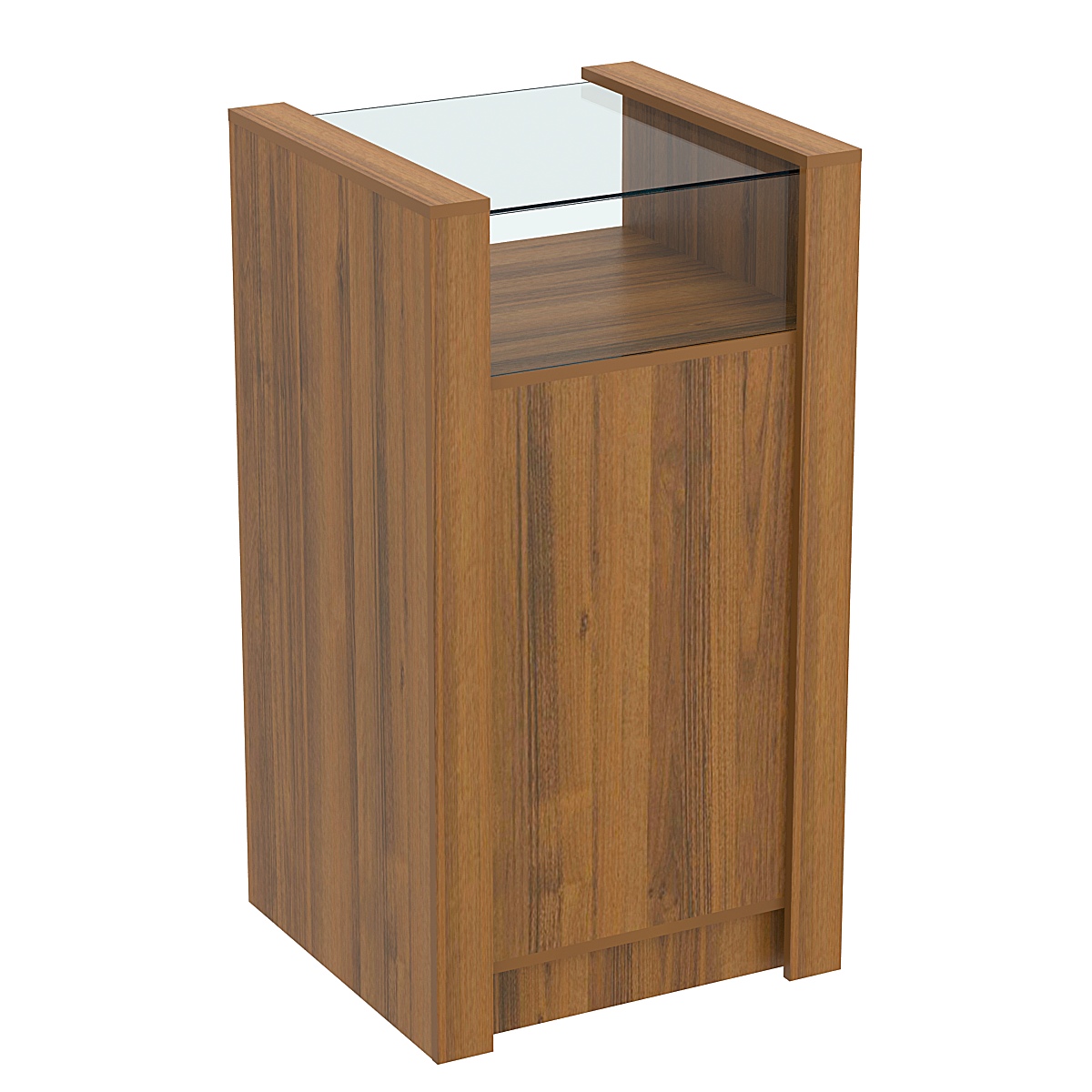 Прилавок из ДСП Модерн №2-600 узкий Орех