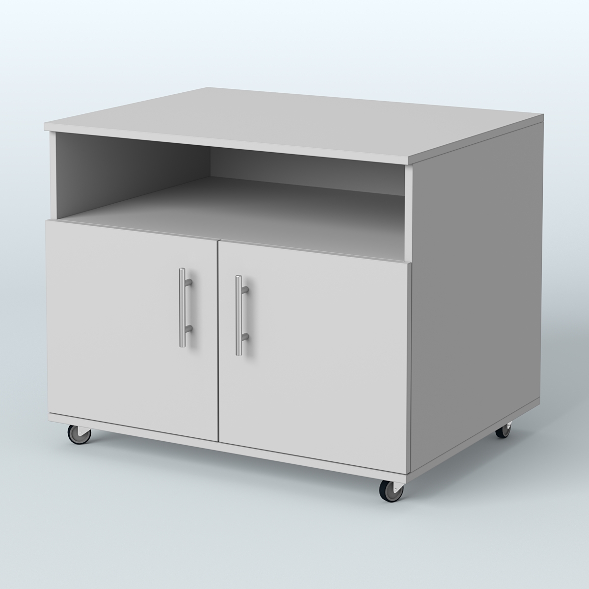 Тумба для оргтехники Сканди Серый