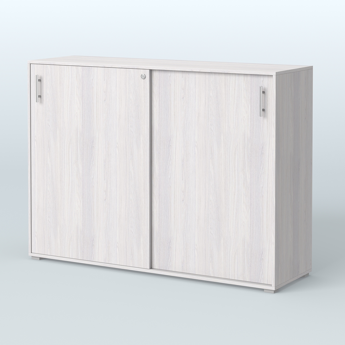 Тумба с раздвижными фасадами Тиана Ясень Анкор светлый