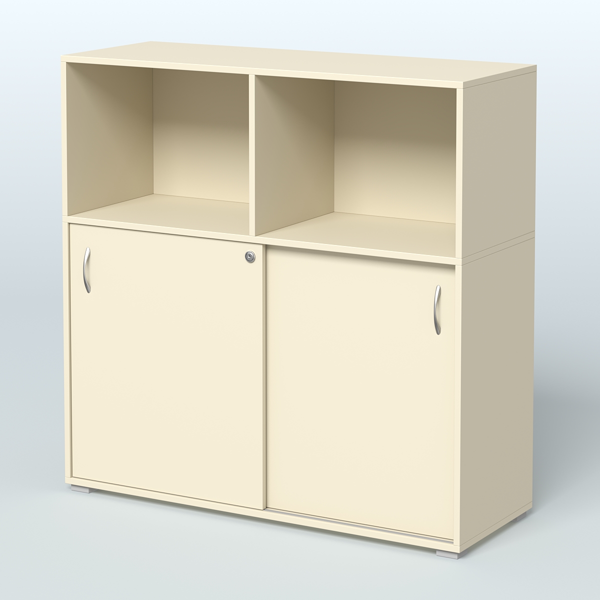 Шкаф-купе приставной/опорный, цвет дуб наварра Крем Вайс