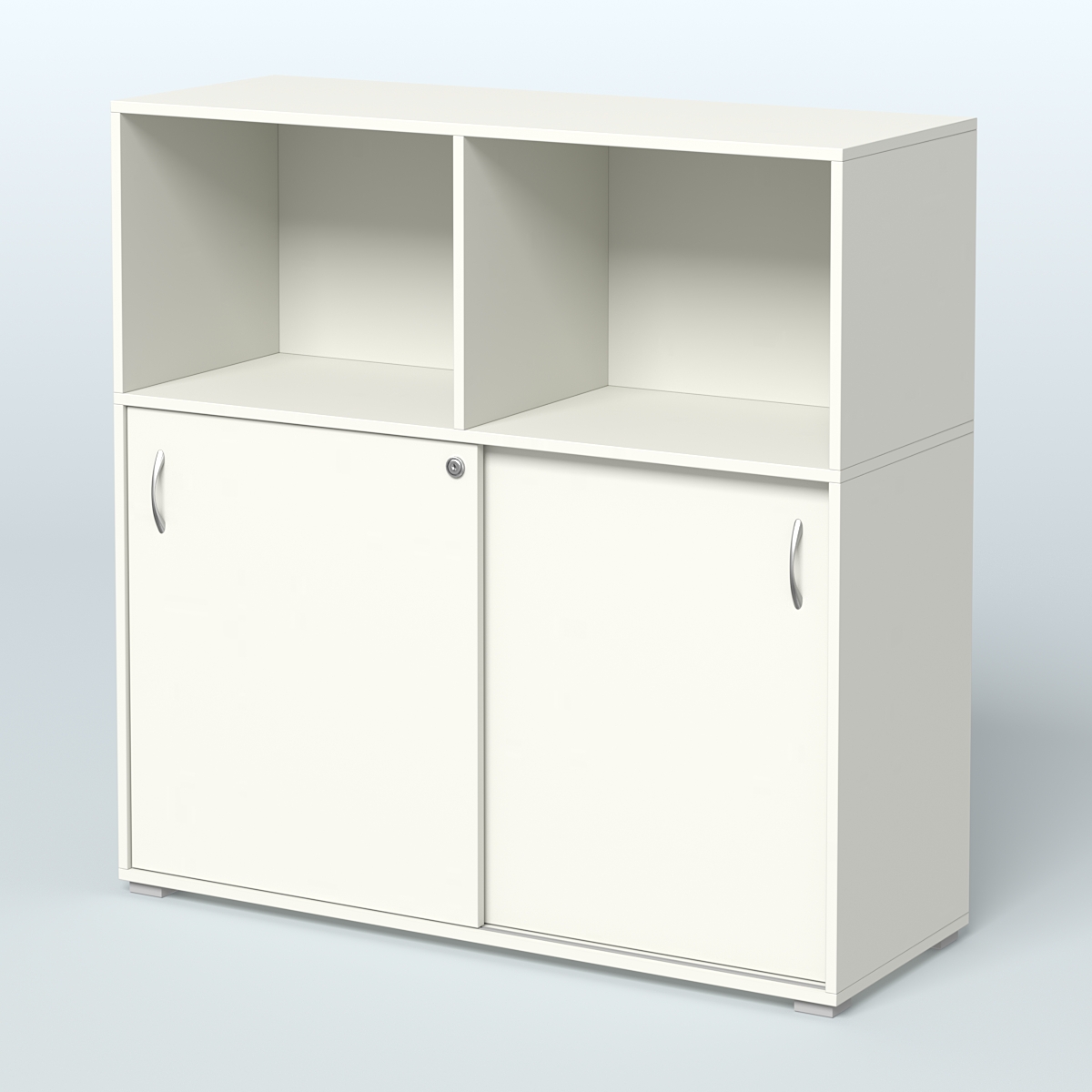 Шкаф-купе приставной/опорный, цвет дуб наварра Белый