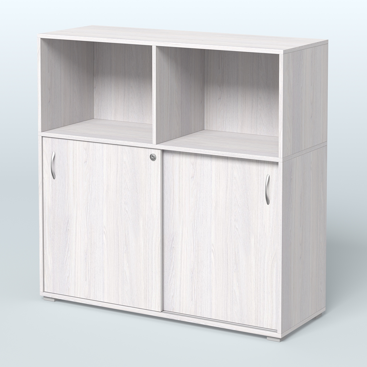 Шкаф-купе приставной/опорный, цвет дуб наварра Ясень Анкор светлый