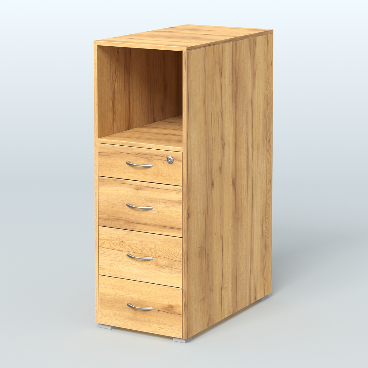 Тумба высокая Стандарт Дуб Золотистый