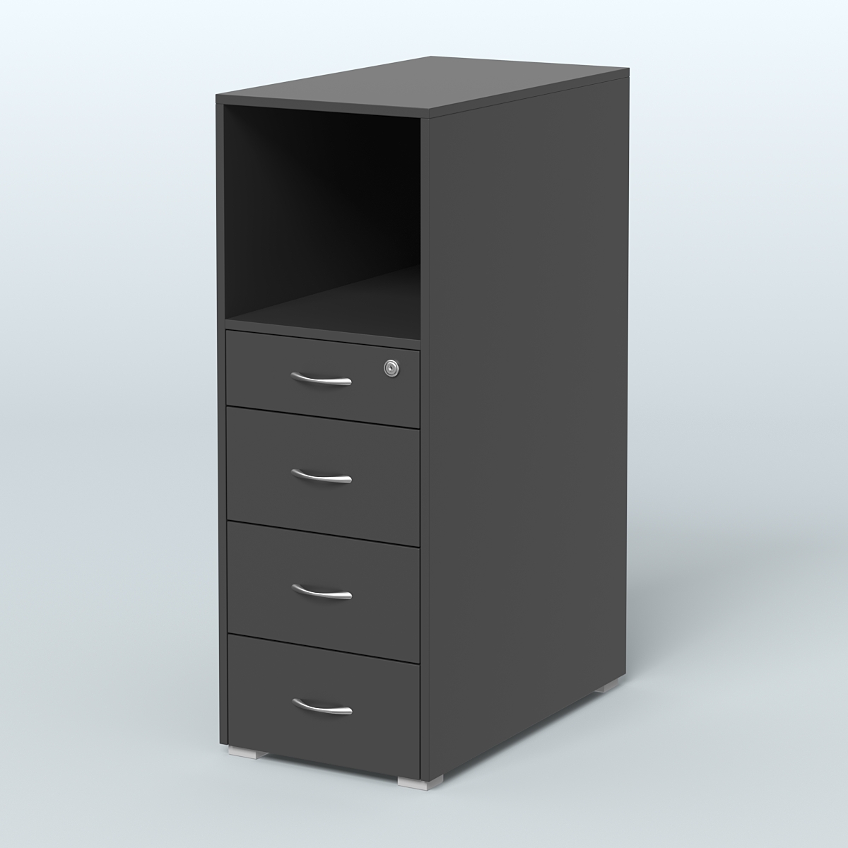 Тумба высокая Стандарт Черный