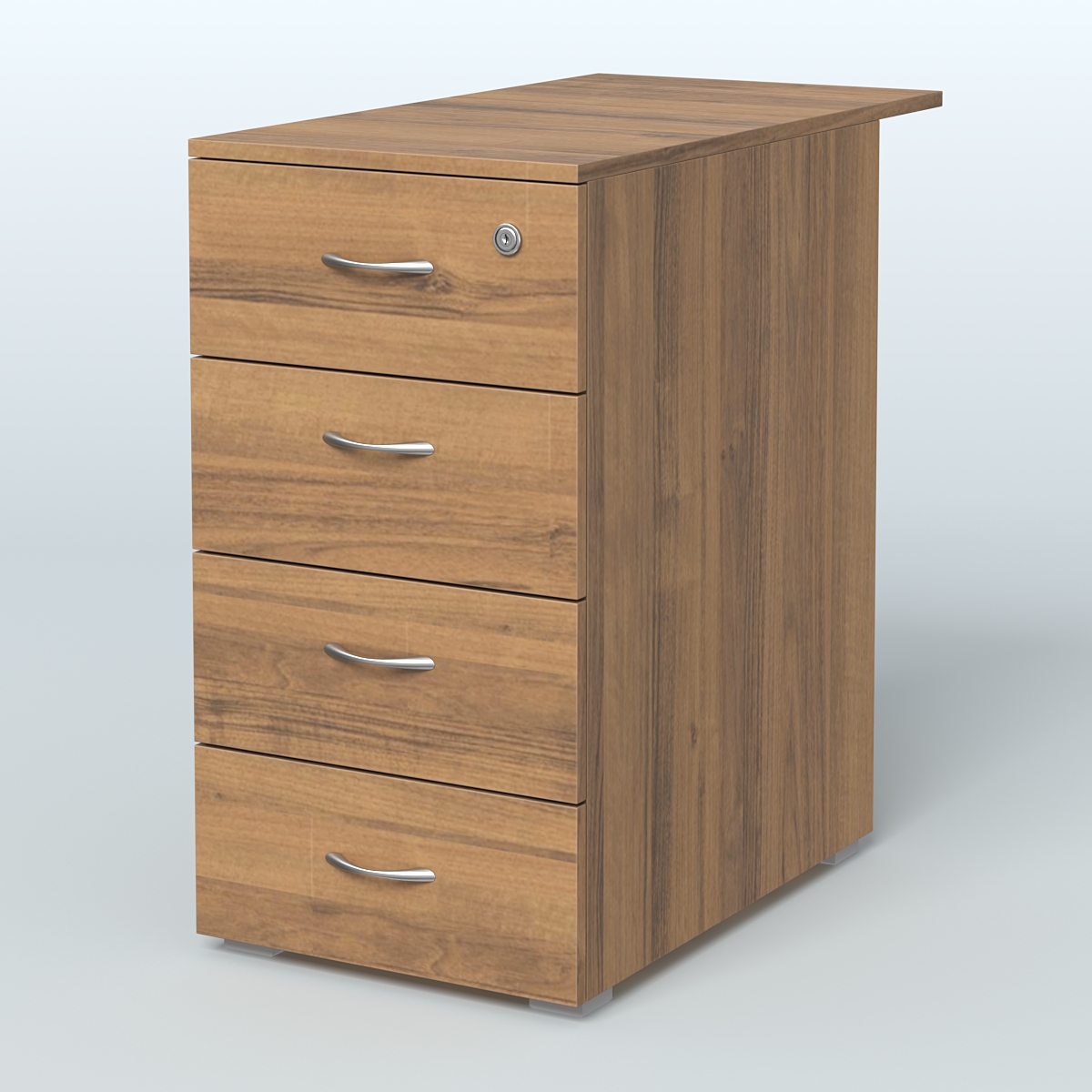 Тумба приставная Прайм, цвет белый Орех