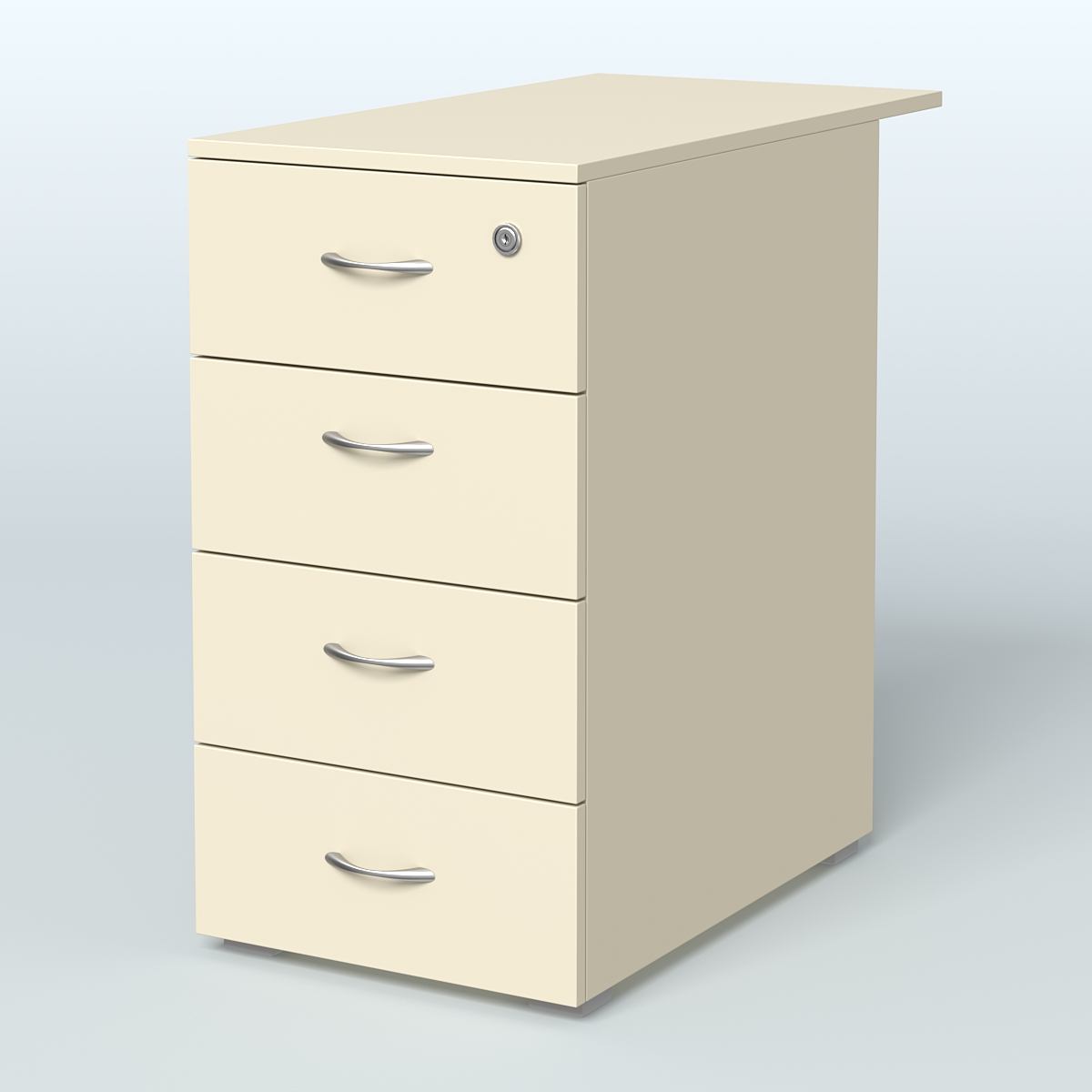 Тумба приставная Прайм, цвет белый Крем Вайс