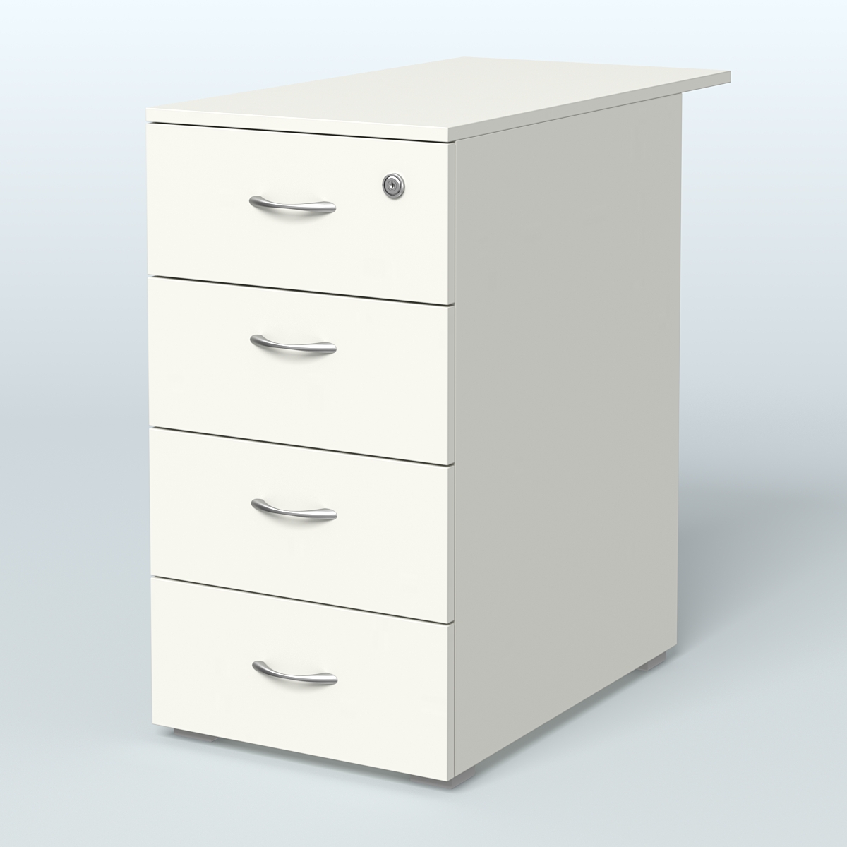 Тумба приставная Прайм, цвет белый Белый