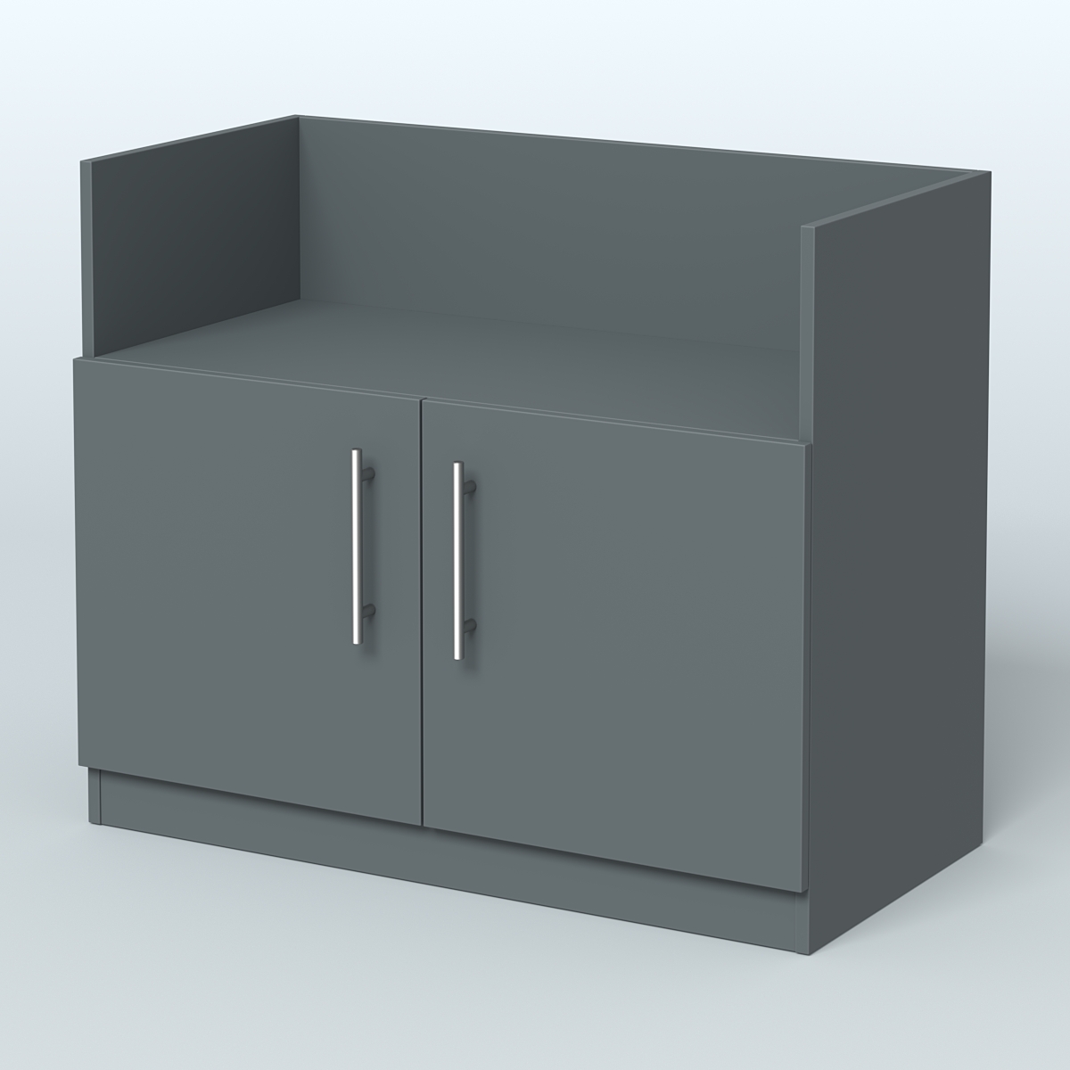 Креденция с нишей  Темно-Серый