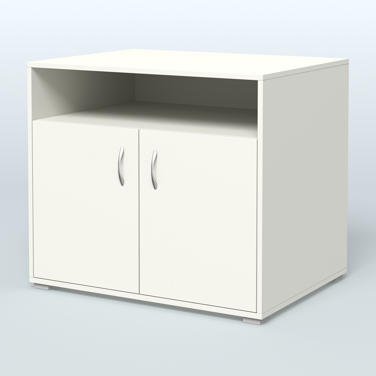 Тумба под оргтехнику Стандарт Белый