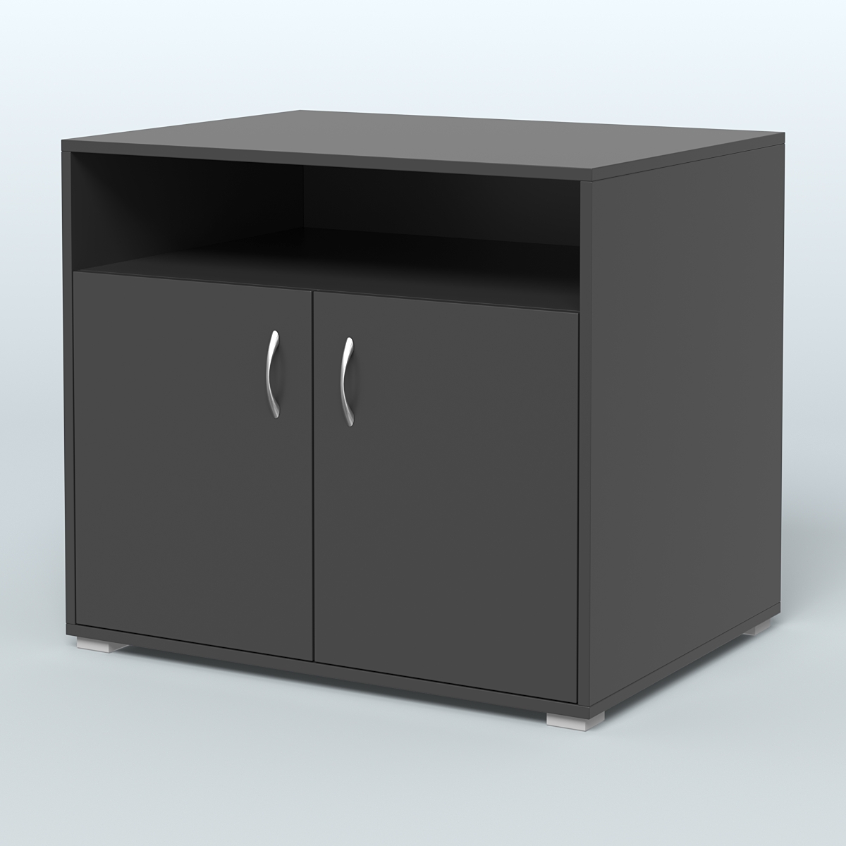 Тумба под оргтехнику Стандарт Черный