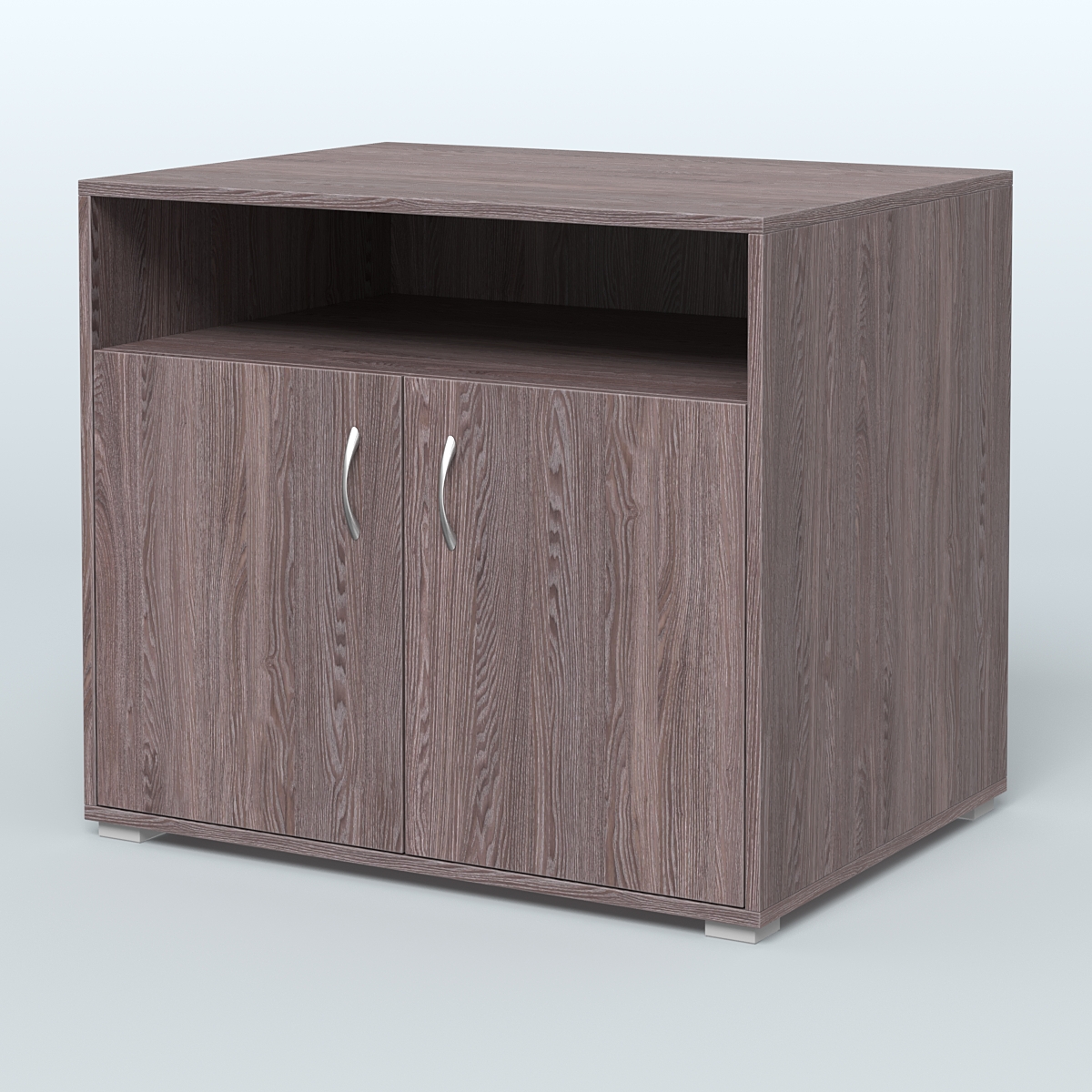 Тумба под оргтехнику Стандарт Ясень Анкор темный