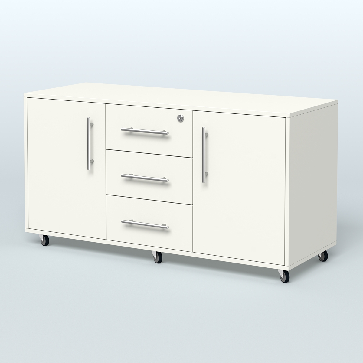 Тумба приставная Брента, цвет белый Белый