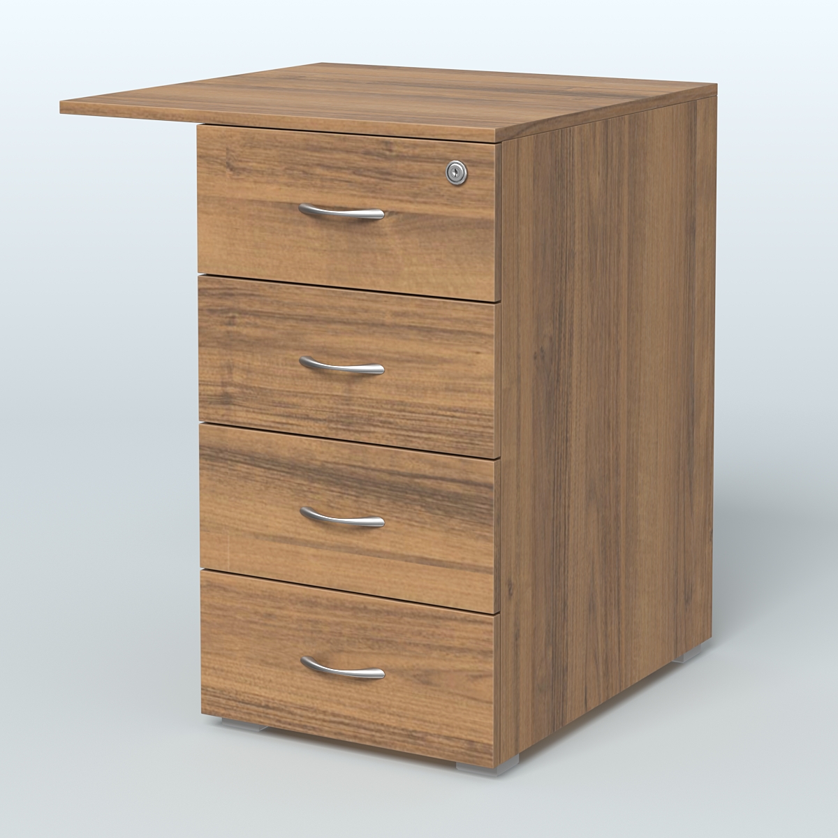 Брифинг-приставка с тумбой Прайм Орех