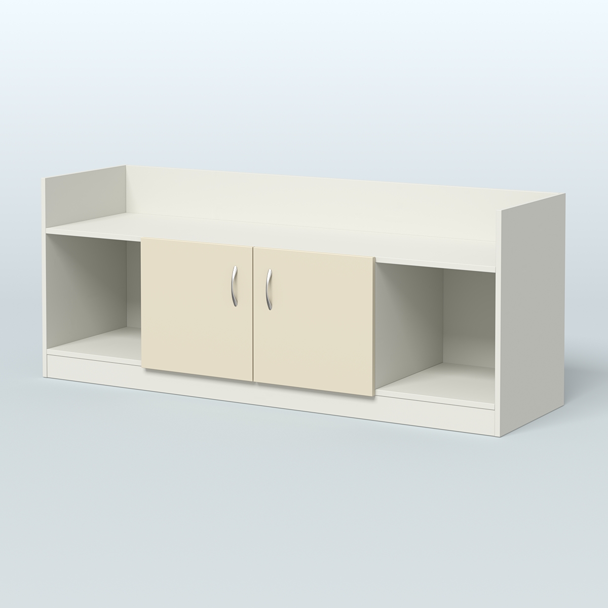 Тумба Виенсо Белый + Крем Вайс