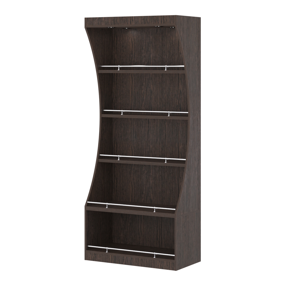 Стеллаж Гарант №1-1-900-О с ограничителями Дуб Венге