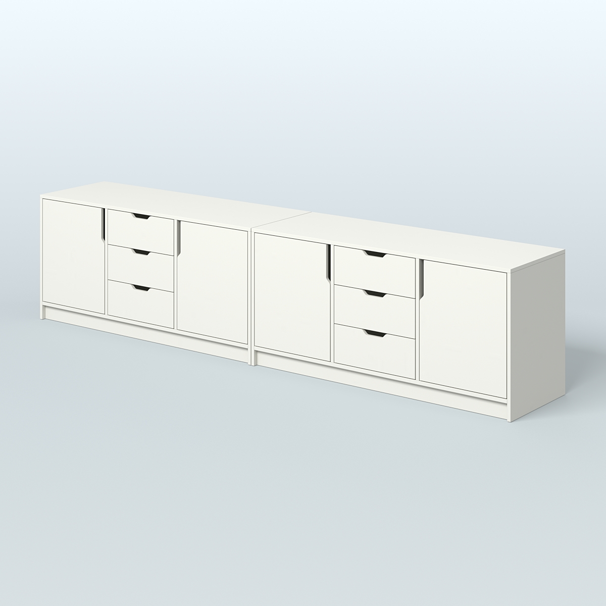 Тумба Модесто, комплект Белый