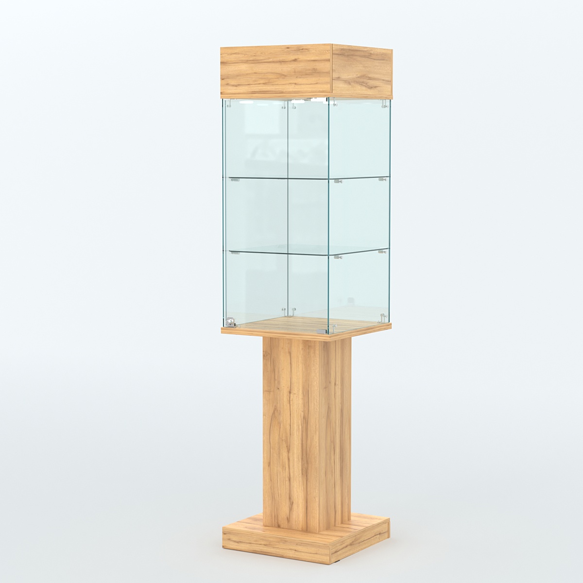 Витрина для музеев "Коллекция" №24 Дуб Золотистый