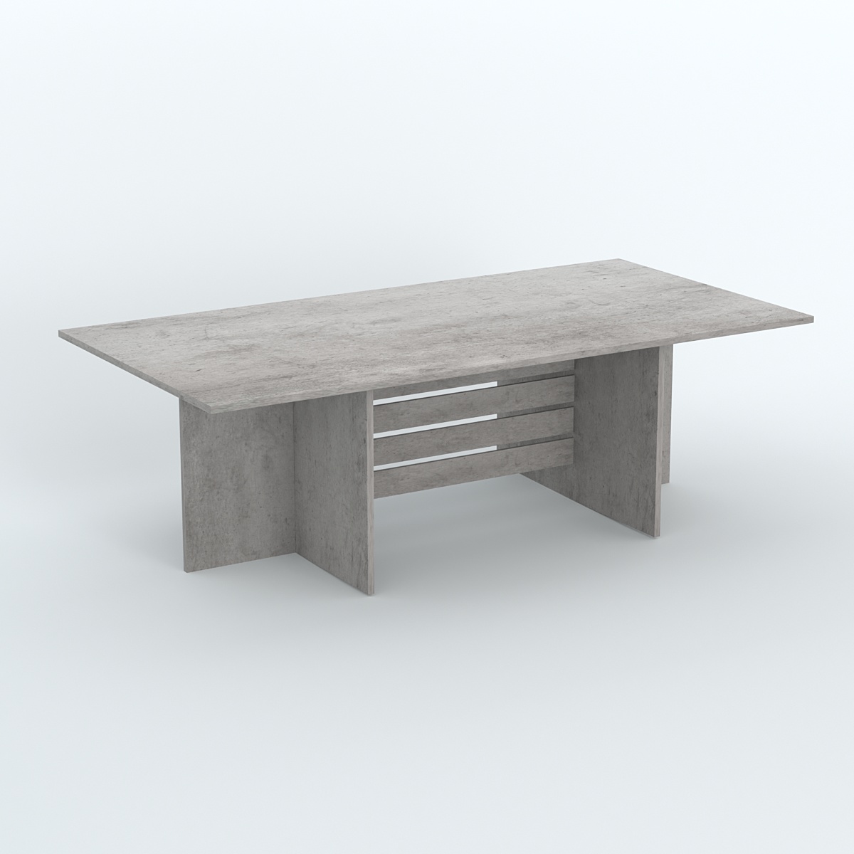 Стол для переговоров Вектор №1 Бетон Чикаго светло-серый F186 ST9