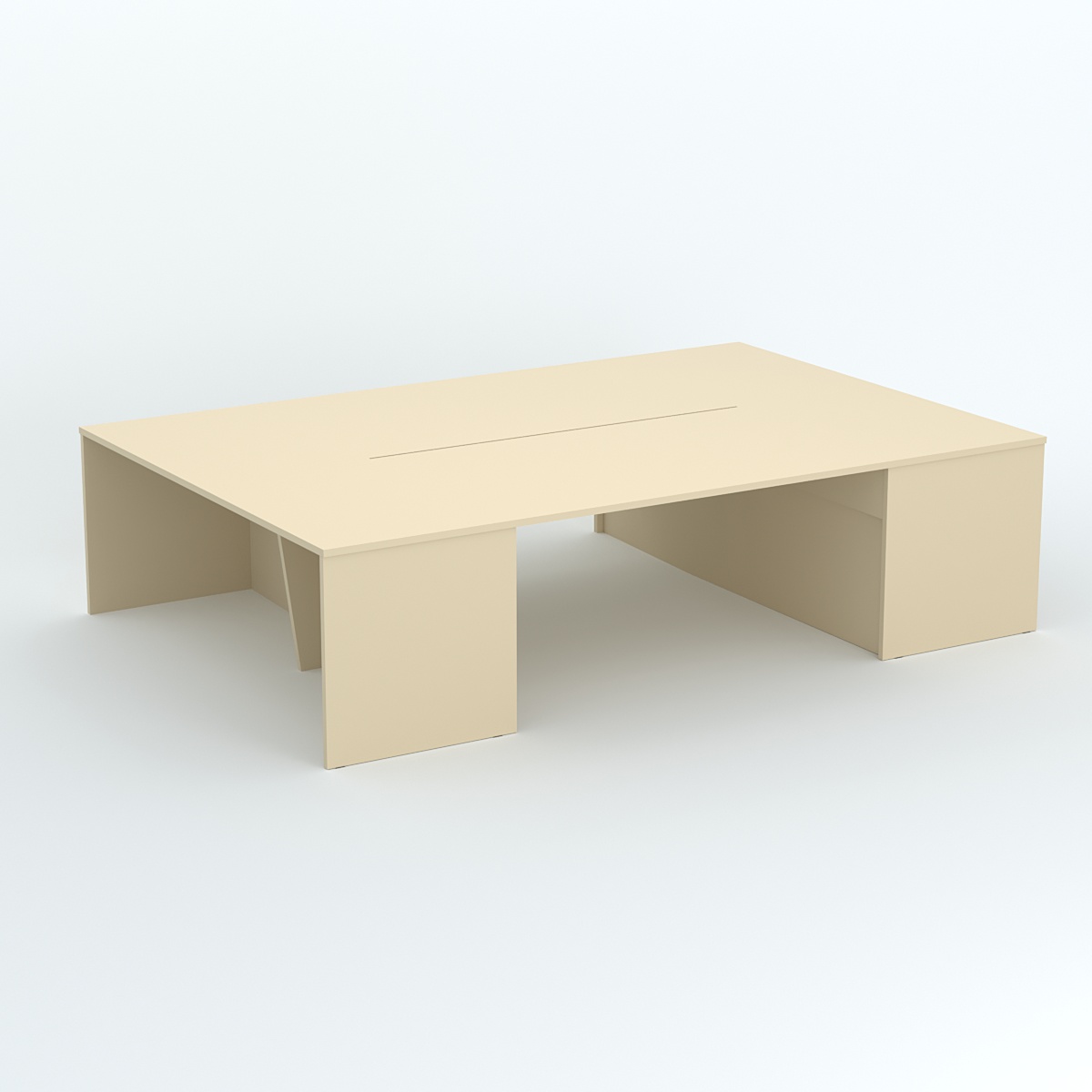 Стол для переговоров Вектор №2 Крем Вайс