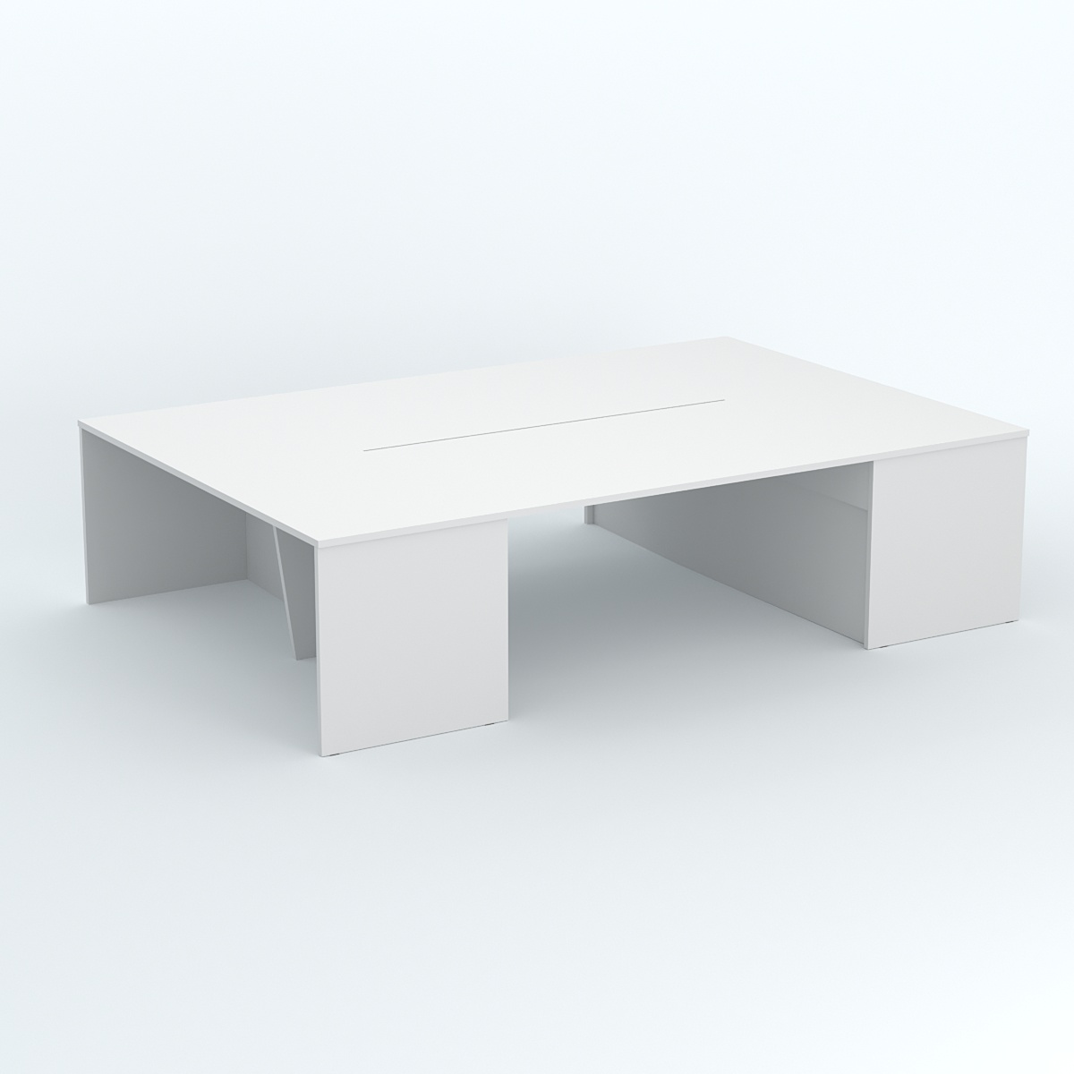 Стол для переговоров Вектор №2 Белый